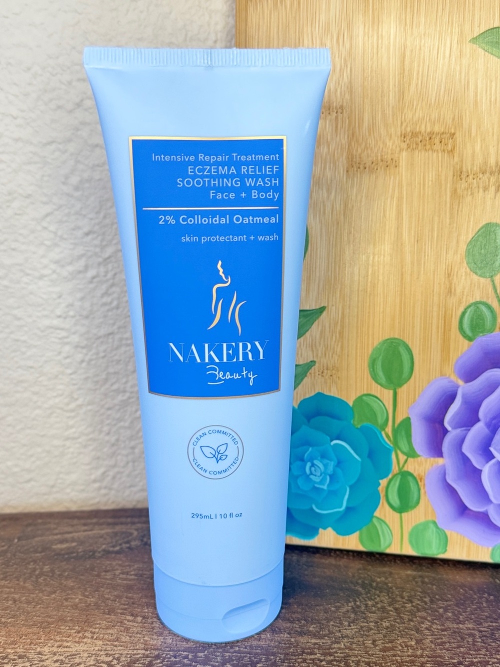 Nakery Beauty Eczema Relief Soothing Face & Body Wash, 10 fl oz - Picture 2 of 14